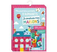 Ma première pochette d'aimants Je construis mes maisons Amandine Notaert (Illustration)
