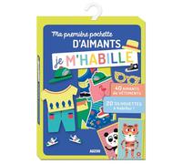 Ma première pochette d'aimants Je m'habille : 40 aimants de vêtement ; 20 silhouettes à habiller !