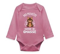 Ma Première Saison de Chasse Au Sanglier Body Manches Longues Bébé Bio | Cadeau Chasseur