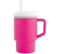 Infantino Tasse Ma Première Tasse 255 ml – Paille antifuite, poignée tout-petits, gomme à bulles