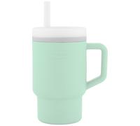Infantino Tasse apprentissage Ma Première Tasse – 255 ml, paille antifuite, poignée – Menthe