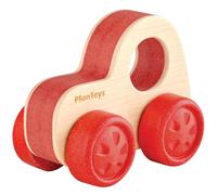 Ma première voiture en bois d'hévéa rouge