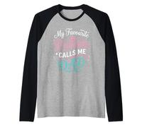 Ma Princesse préférée m'appelle Papa, Fille, fête des pères Manche Raglan