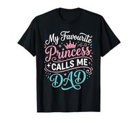 Ma Princesse préférée m'appelle Papa, Fille, fête des pères T-Shirt