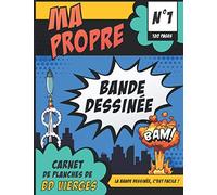 Ma Propre Bande Dessinée - carnet de planches de BD Vierges: 120 pages pour créer ta propre BD | Cadeau pour les enfants et les fans de BD