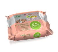 Ma Provence Savon Bio À L'Argile Rouge Naturelle Parfum Bois De Provence Peaux Sensibles 75g