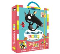 Ma Malette Loup Au Pays Des Contes - Contient : 1 Album, 1 Jeu De 28 Dominos, 1 Puzzle De 23 Pièces