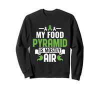 Ma Pyramide Alimentaire Est Principalement De La Conscience Sweatshirt