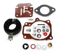 Ma-rin Parts 0396701 Kit de Reconstruction de carburateur avec Flotteur Compatible avec J-hnson Evinrude 20 25 30 35 40 50 55 60 65 70 75 H-P Hors-Bord 392061 398729