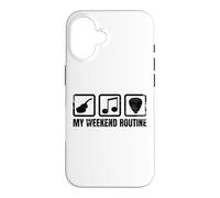 Ma Routine du W nd Amoureux de la Guitare Guitariste Coque pour iPhone 16