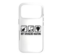 Ma Routine du W nd Amoureux de la Guitare Guitariste Coque pour iPhone 17 Pro