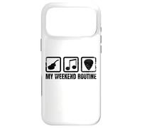 Ma Routine du Week-End Amoureux de la Guitare Guitariste Coque pour iPhone 17 Pro Max