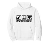 Ma Routine du W nd Amoureux de la Guitare Guitariste Sweat à Capuche