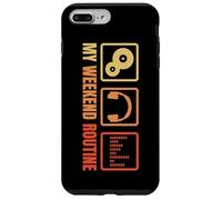 Ma Routine du Week-End - Discjockey drôle Coque pour iPhone 7 Plus/8 Plus