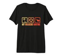 Ma Routine du W nd Le passionné de ukulélé T-Shirt Haut de Gamme