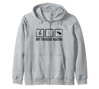 Ma Routine du W nd Violon Enthousiaste Violoncelle Sweat à Capuche