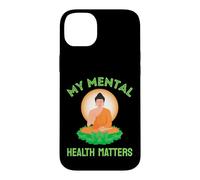 Ma santé mentale Compte Mois de Sensibilisation à la santé mentale Vert Coque pour iPhone 14 Plus