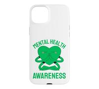 Ma santé mentale Compte Mois de Sensibilisation à la santé mentale Vert Coque pour iPhone 15 Plus