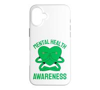 Ma santé mentale Compte Mois de Sensibilisation à la santé mentale Vert Coque pour iPhone 16 Plus