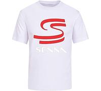 MA.SCARA Ayrton Senna White T-Shirt White XXL