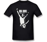 MA.SCARA Chris T-Shirts Cornell Cotton Men's T-Shirts Short Sleeve Tees Tops Clothing Black M