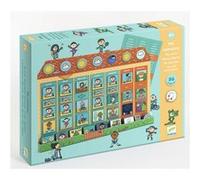 Ma semaine - 86 magnets - Djeco Beige G