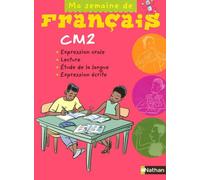 Ma semaine de francais cm2 eleve - Collectif - Nathan - broché - Livre
