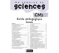 Ma semaine de sciences CM1