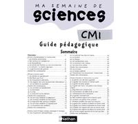 Ma semaine de sciences CM1 Livre du maître - Collectif - Nathan - broché - Scolaire / Universitaire