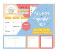 Ma semaine organisée 2027 - semainier 16 mois