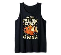 Ma Seule Attaque Efficace est Panic Lover Panic Funny Fish Débardeur