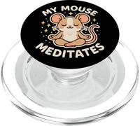 Ma Souris méditée sur Le thème des Animaux de Compagnie Mignon PopSockets PopGrip pour MagSafe