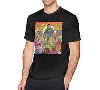 Ma-Ssive at-Tack No Protection Man's Breathable T Shirt Casual Round Neck Easy Tee Soft Tee Black XXL