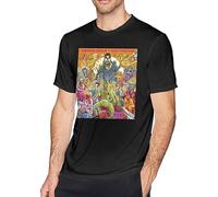 Ma-Ssive at-Tack No Protection Man's Breathable T Shirt Casual Round Neck Easy Tee Soft Tee Men's Male Black XXL