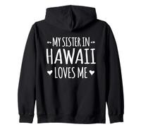 Ma sœur à Hawaï m'aime Proud America USA State Sweat à Capuche