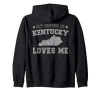 Ma sœur du Kentucky m'aime America Vintage State Sweat à Capuche