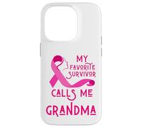 Ma survivante préférée m'appelle « Grand-mère » Cancer du Sein « Nana Ma » Coque pour iPhone 14 Pro