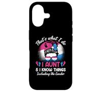 Ma Tante et I Know Things Keeper of The Gender Messy Bun Coque pour iPhone 17