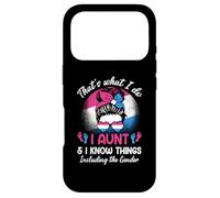 Ma Tante et I Know Things Keeper of The Gender Messy Bun Coque pour iPhone 17 Pro