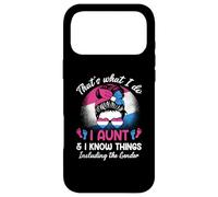 Ma Tante et I Know Things Keeper of The Gender Messy Bun Coque pour iPhone 17 Pro Max