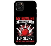 Ma Technique de Bowling est Celle d'un Joueur de Bowling Top Secret Coque pour iPhone 11 Pro Max