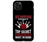 Ma Technique de Bowling est Celle d'un Joueur de Bowling Top Secret Coque pour iPhone 11 Pro Max