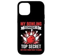 Ma Technique de Bowling est Celle d'un Joueur de Bowling Top Secret Coque pour iPhone 12/12 Pro
