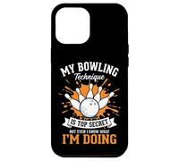 Ma Technique de Bowling est Celle d'un Joueur de Bowling Top Secret Coque pour iPhone 12 Pro Max