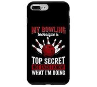 Ma Technique de Bowling est Celle d'un Joueur de Bowling Top Secret Coque pour iPhone 7 Plus/8 Plus
