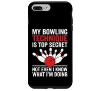 Ma Technique de Bowling est Celle d'un Joueur de Bowling Top Secret Coque pour iPhone 7 Plus/8 Plus