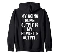 ma Tenue de Retour à la Maison est ma Tenue préférée Witty Mom Sweat à Capuche