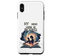 Ma tête vit dans les livres - Les amateurs de lecture et de littérature mignons Coque pour iPhone XS Max