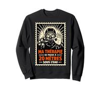 Ma thérapie 20 mètres sous l'eau Humour Sweatshirt