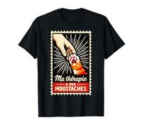 Ma thérapie a des Moustaches Chat Humour T-Shirt